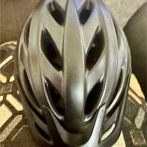 Sleek Black Bicycle Helmet